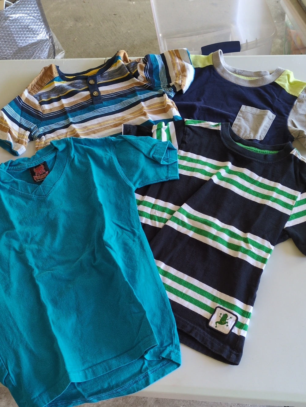 Kids Short Sleeve Tees, Lot Of 4
